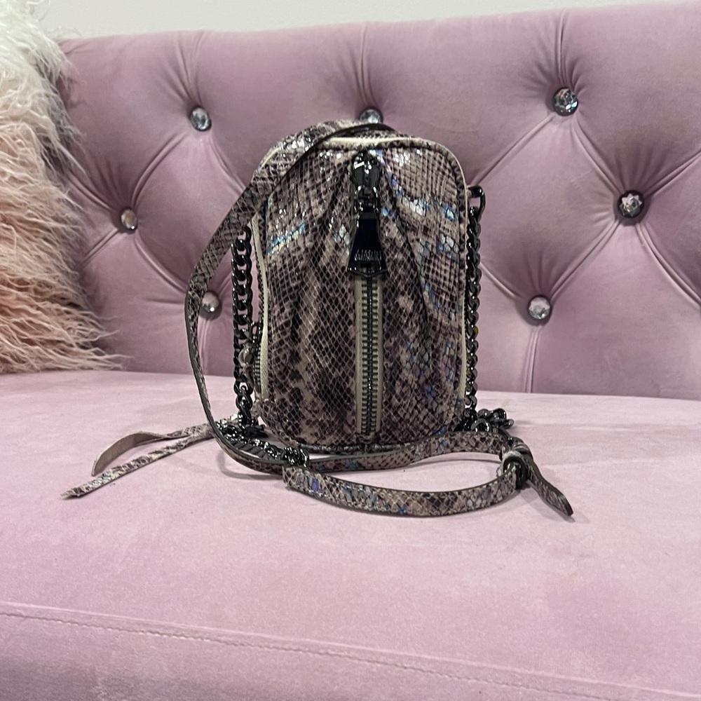Snakeskin Patterned Women's Bag